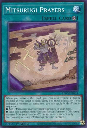 Mitsurugi Prayers (L26D-ENM14) - Legendary Modern Decks 2026 1st Edition Legendary Modern Decks 2026 Yugioh Single  Squirtle Squad Card Shop.