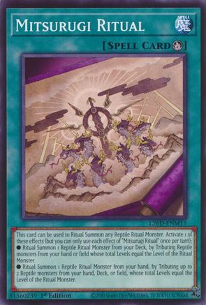 Mitsurugi Ritual (L26D-ENM15) - Legendary Modern Decks 2026 1st Edition Legendary Modern Decks 2026 Yugioh Single  Squirtle Squad Card Shop.