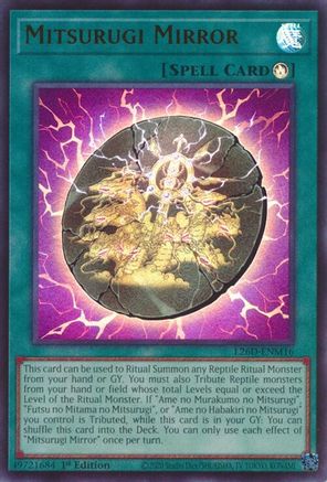 Mitsurugi Mirror (L26D-ENM16) - Legendary Modern Decks 2026 1st Edition Legendary Modern Decks 2026 Yugioh Single  Squirtle Squad Card Shop.