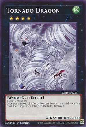 Tornado Dragon (L26D-ENM23) - Legendary Modern Decks 2026 1st Edition Legendary Modern Decks 2026 Yugioh Single  Squirtle Squad Card Shop.