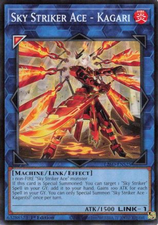 Sky Striker Ace - Kagari (Alternate Art) (L26D-ENS25) - Legendary Modern Decks 2026 1st Edition Legendary Modern Decks 2026 Yugioh Single  Squirtle Squad Card Shop.