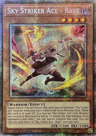 Sky Striker Ace - Raye (Alternate Art) (Starlight Rare) (L26D-ENS01) - Legendary Modern Decks 2026 1st Edition Legendary Modern Decks 2026 Yugioh Single  Squirtle Squad Card Shop.