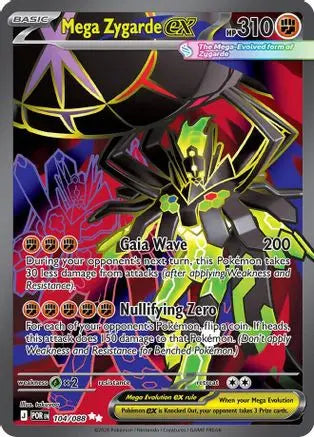 Mega Zygarde ex 104/088  - Holofoil ME03 Perfect Order - Ultra Rare ME03: Perfect Order Pokemon Single  Squirtle Squad Card Shop.
