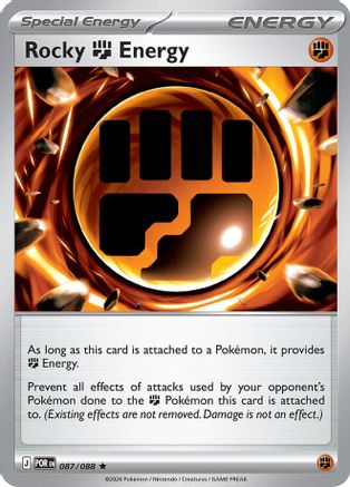 Rocky Fighting Energy 087  - Holofoil ME03 Perfect Order - Rare ME03: Perfect Order Pokemon Single  Squirtle Squad Card Shop.