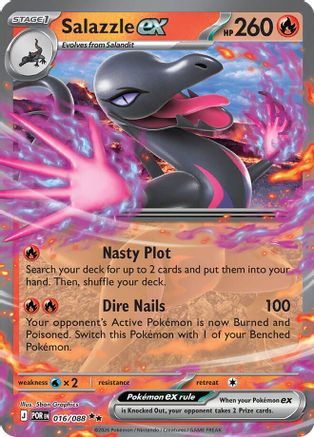 Salazzle ex 016/088 - Perfect Order - Holofoil Double Rare
