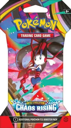 Chaos Rising Sleeved Booster Pack ME04: Chaos Rising Pokemon Sealed  Squirtle Squad Card Shop.