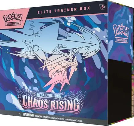 Chaos Rising Elite Trainer Box ME04: Chaos Rising Pokemon Sealed  Squirtle Squad Card Shop.