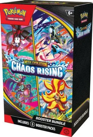 Chaos Rising Booster Bundle ME04: Chaos Rising Pokemon Sealed  Squirtle Squad Card Shop.