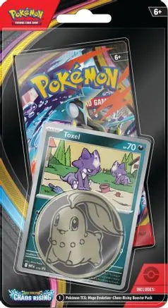 Chaos Rising Single Pack Blister [Toxel] ME04: Chaos Rising Pokemon Sealed  Squirtle Squad Card Shop.