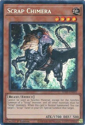 Scrap Chimera (Secret Rare) (RA05-EN005) - Rarity Collection 5 1st Edition Rarity Collection 5 Yugioh Single  Squirtle Squad Card Shop.