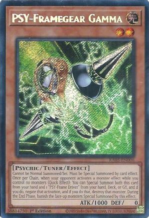 PSY-Framegear Gamma (Secret Rare) (RA05-EN006) - Rarity Collection 5 1st Edition Rarity Collection 5 Yugioh Single  Squirtle Squad Card Shop.