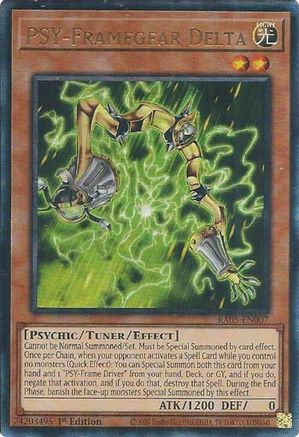 PSY-Framegear Delta (Ultimate Rare) (RA05-EN007) - Rarity Collection 5 1st Edition Rarity Collection 5 Yugioh Single  Squirtle Squad Card Shop.