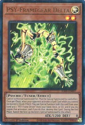 PSY-Framegear Delta (Ultra Rare) (RA05-EN007) - Rarity Collection 5 1st Edition Rarity Collection 5 Yugioh Single  Squirtle Squad Card Shop.