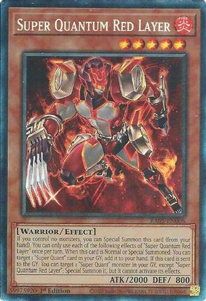 Super Quantum Red Layer (Collector's Rare) (RA05-EN008) - Rarity Collection 5 1st Edition Rarity Collection 5 Yugioh Single  Squirtle Squad Card Shop.