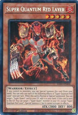 Super Quantum Red Layer (Secret Rare) (RA05-EN008) - Rarity Collection 5 1st Edition Rarity Collection 5 Yugioh Single  Squirtle Squad Card Shop.