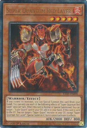 Super Quantum Red Layer (Ultimate Rare) (RA05-EN008) - Rarity Collection 5 1st Edition Rarity Collection 5 Yugioh Single  Squirtle Squad Card Shop.