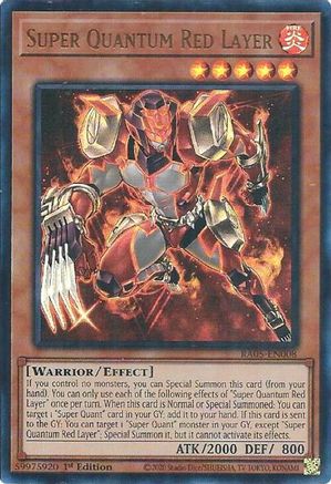 Super Quantum Red Layer (Ultra Rare) (RA05-EN008) - Rarity Collection 5 1st Edition Rarity Collection 5 Yugioh Single  Squirtle Squad Card Shop.
