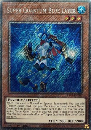 Super Quantum Blue Layer (Platinum Secret Rare) (RA05-EN009) - Rarity Collection 5 1st Edition Rarity Collection 5 Yugioh Single  Squirtle Squad Card Shop.