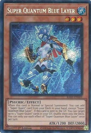 Super Quantum Blue Layer (Secret Rare) (RA05-EN009) - Rarity Collection 5 1st Edition Rarity Collection 5 Yugioh Single  Squirtle Squad Card Shop.