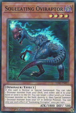 Souleating Oviraptor (RA05-EN011) - Rarity Collection 5 1st Edition Rarity Collection 5 Yugioh Single  Squirtle Squad Card Shop.