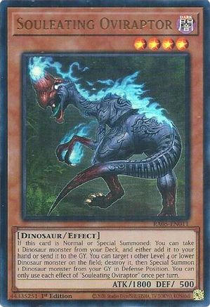 Souleating Oviraptor (Ultra Rare) (RA05-EN011) - Rarity Collection 5 1st Edition Rarity Collection 5 Yugioh Single  Squirtle Squad Card Shop.