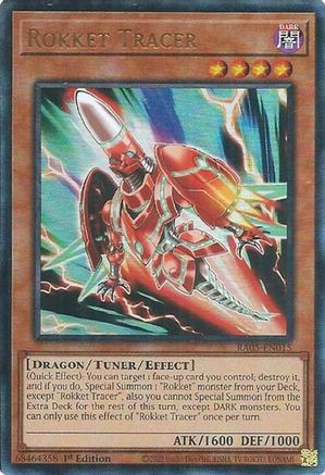 Rokket Tracer (Ultimate Rare) (RA05-EN015) - Rarity Collection 5 1st Edition Rarity Collection 5 Yugioh Single  Squirtle Squad Card Shop.