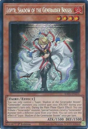 Loptr, Shadow of the Generaider Bosses (Secret Rare) (RA05-EN016) - Rarity Collection 5 1st Edition Rarity Collection 5 Yugioh Single  Squirtle Squad Card Shop.