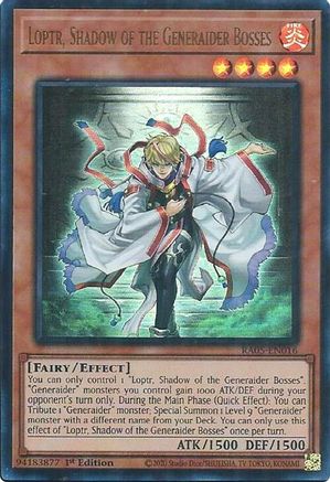 Loptr, Shadow of the Generaider Bosses (Ultra Rare) (RA05-EN016) - Rarity Collection 5 1st Edition Rarity Collection 5 Yugioh Single  Squirtle Squad Card Shop.