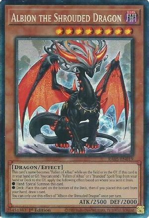 Albion the Shrouded Dragon (Collector's Rare) (RA05-EN019) - Rarity Collection 5 1st Edition Rarity Collection 5 Yugioh Single  Squirtle Squad Card Shop.