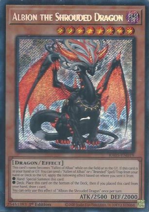 Albion the Shrouded Dragon (Secret Rare) (RA05-EN019) - Rarity Collection 5 1st Edition Rarity Collection 5 Yugioh Single  Squirtle Squad Card Shop.
