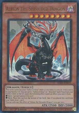 Albion the Shrouded Dragon (Ultra Rare) (RA05-EN019) - Rarity Collection 5 1st Edition Rarity Collection 5 Yugioh Single  Squirtle Squad Card Shop.