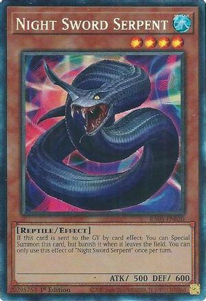 Night Sword Serpent (Collector's Rare) (RA05-EN020) - Rarity Collection 5 1st Edition Rarity Collection 5 Yugioh Single  Squirtle Squad Card Shop.