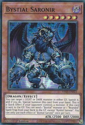 Bystial Saronir (RA05-EN023) - Rarity Collection 5 1st Edition Rarity Collection 5 Yugioh Single  Squirtle Squad Card Shop.