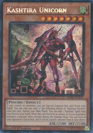 Kashtira Unicorn (Secret Rare) (RA05-EN025) - Rarity Collection 5 1st Edition Rarity Collection 5 Yugioh Single  Squirtle Squad Card Shop.