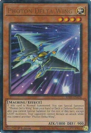 Photon Delta Wing (Ultimate Rare) (RA05-EN026) - Rarity Collection 5 1st Edition Rarity Collection 5 Yugioh Single  Squirtle Squad Card Shop.
