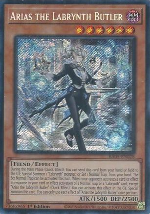 Arias the Labrynth Butler (Secret Rare) (RA05-EN028) - Rarity Collection 5 1st Edition Rarity Collection 5 Yugioh Single  Squirtle Squad Card Shop.