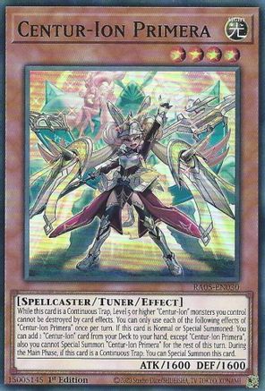 Centur-Ion Primera (RA05-EN030) - Rarity Collection 5 1st Edition Rarity Collection 5 Yugioh Single  Squirtle Squad Card Shop.