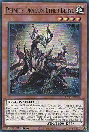 Primite Dragon Ether Beryl (RA05-EN033) - Rarity Collection 5 1st Edition Rarity Collection 5 Yugioh Single  Squirtle Squad Card Shop.