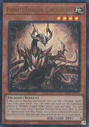Primite Dragon Ether Beryl (Ultra Rare) (RA05-EN033) - Rarity Collection 5 1st Edition Rarity Collection 5 Yugioh Single  Squirtle Squad Card Shop.