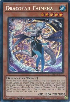 Dracotail Faimena (Secret Rare) (RA05-EN035) - Rarity Collection 5 1st Edition Rarity Collection 5 Yugioh Single  Squirtle Squad Card Shop.