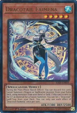 Dracotail Faimena (Ultra Rare) (RA05-EN035) - Rarity Collection 5 1st Edition Rarity Collection 5 Yugioh Single  Squirtle Squad Card Shop.