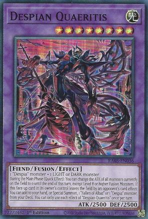 Despian Quaeritis (RA05-EN036) - Rarity Collection 5 1st Edition Rarity Collection 5 Yugioh Single  Squirtle Squad Card Shop.