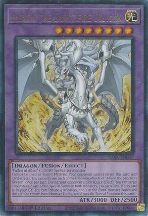 Albion the Sanctifire Dragon (Ultimate Rare) (RA05-EN037) - Rarity Collection 5 1st Edition Rarity Collection 5 Yugioh Single  Squirtle Squad Card Shop.