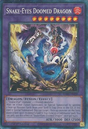 Snake-Eyes Doomed Dragon (Collector's Rare) (RA05-EN039) - Rarity Collection 5 1st Edition Rarity Collection 5 Yugioh Single  Squirtle Squad Card Shop.