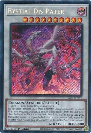 Bystial Dis Pater (Secret Rare) (RA05-EN041) - Rarity Collection 5 1st Edition Rarity Collection 5 Yugioh Single  Squirtle Squad Card Shop.