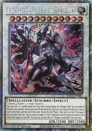 Despian Luluwalilith (Platinum Secret Rare) (RA05-EN042) - Rarity Collection 5 1st Edition Rarity Collection 5 Yugioh Single  Squirtle Squad Card Shop.