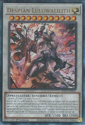 Despian Luluwalilith (Ultimate Rare) (RA05-EN042) - Rarity Collection 5 1st Edition Rarity Collection 5 Yugioh Single  Squirtle Squad Card Shop.