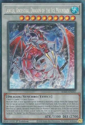 Lancea, Ancestral Dragon of the Ice Mountain (Collector's Rare) (RA05-EN045) - Rarity Collection 5 1st Edition Rarity Collection 5 Yugioh Single  Squirtle Squad Card Shop.