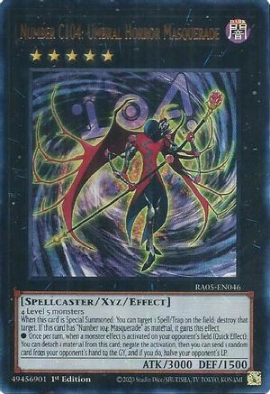 Number C104: Umbral Horror Masquerade (Ultra Rare) (RA05-EN046) - Rarity Collection 5 1st Edition Rarity Collection 5 Yugioh Single  Squirtle Squad Card Shop.