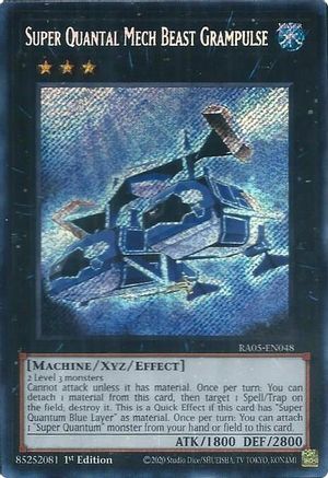 Super Quantal Mech Beast Grampulse (Secret Rare) (RA05-EN048) - Rarity Collection 5 1st Edition Rarity Collection 5 Yugioh Single  Squirtle Squad Card Shop.